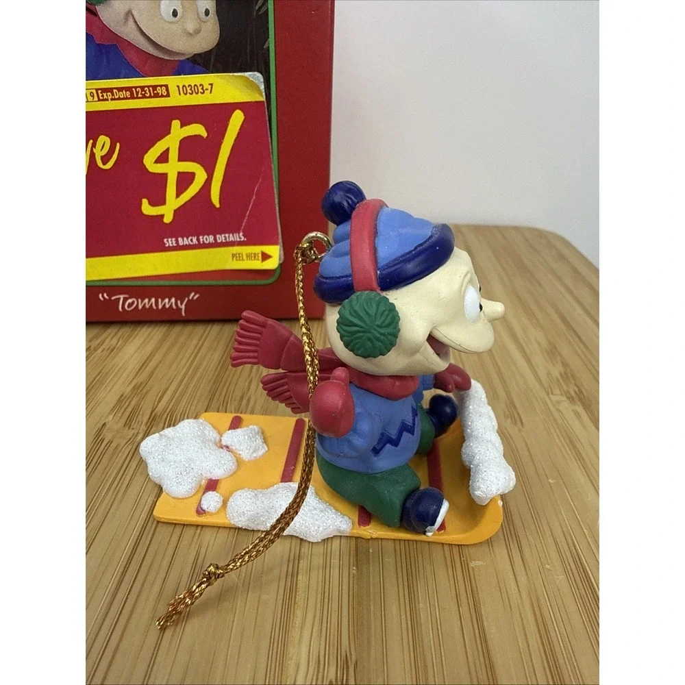 1998 Vintage American Greetings Rugrats Tommy Figure CHRISTMAS‎ Holiday Ornament
